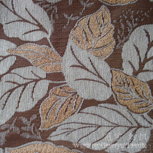 Leaf Pattern Jacquard Chenille Snow 100% Polyester for Sofa